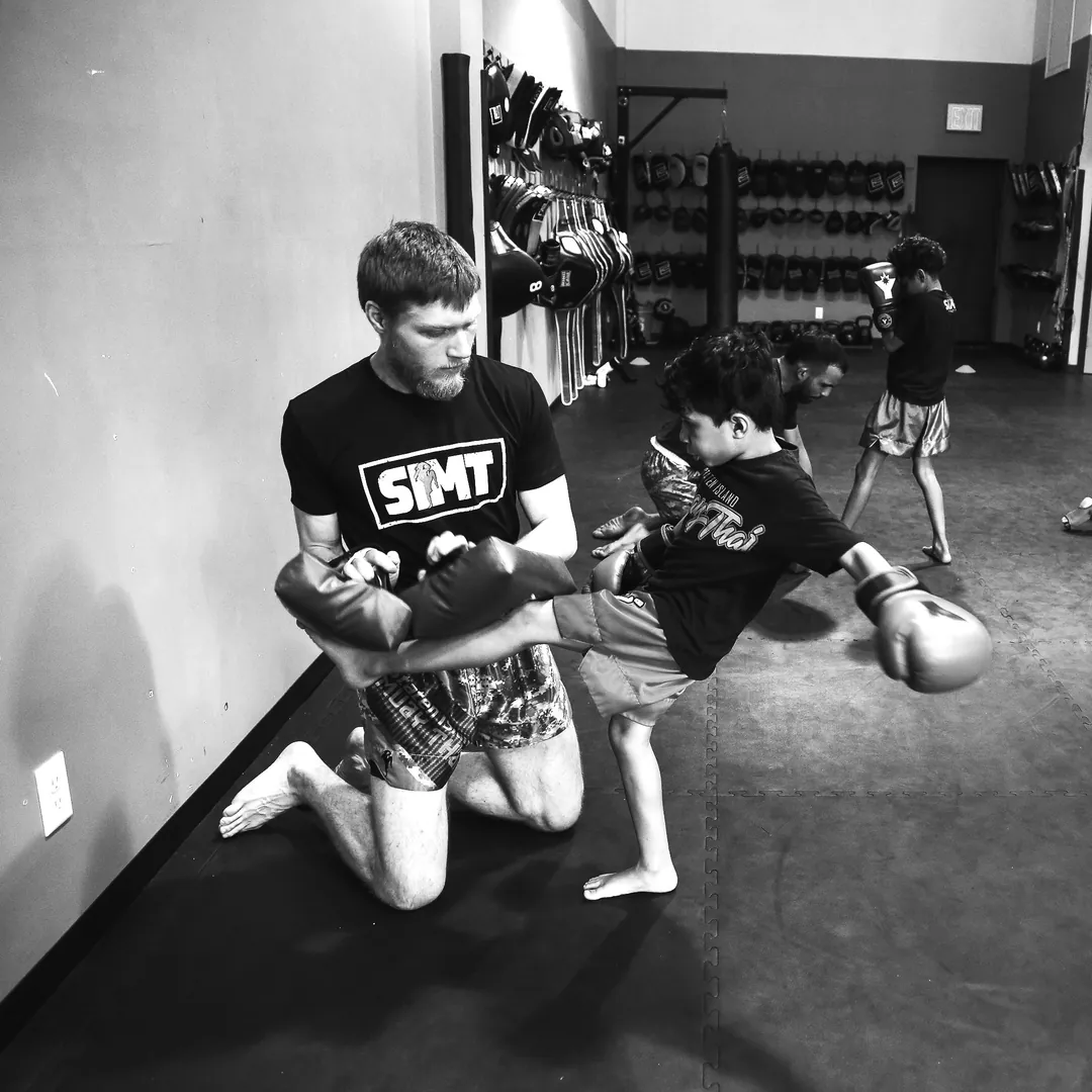 Youth Muay Thai training class for children ages 5-7 at Legion Muay Thai Staten Island