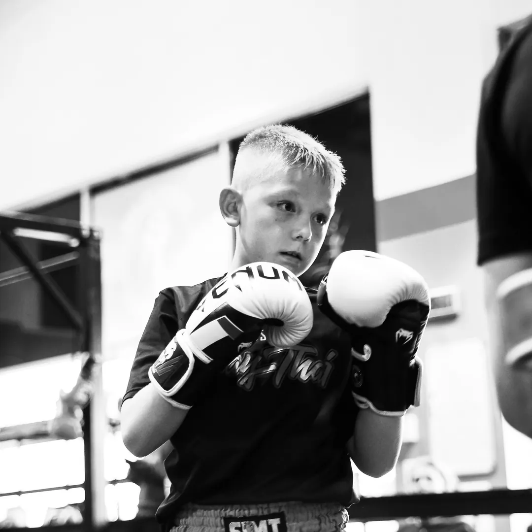 Kids martial arts training Legion Muay Thai junior program
