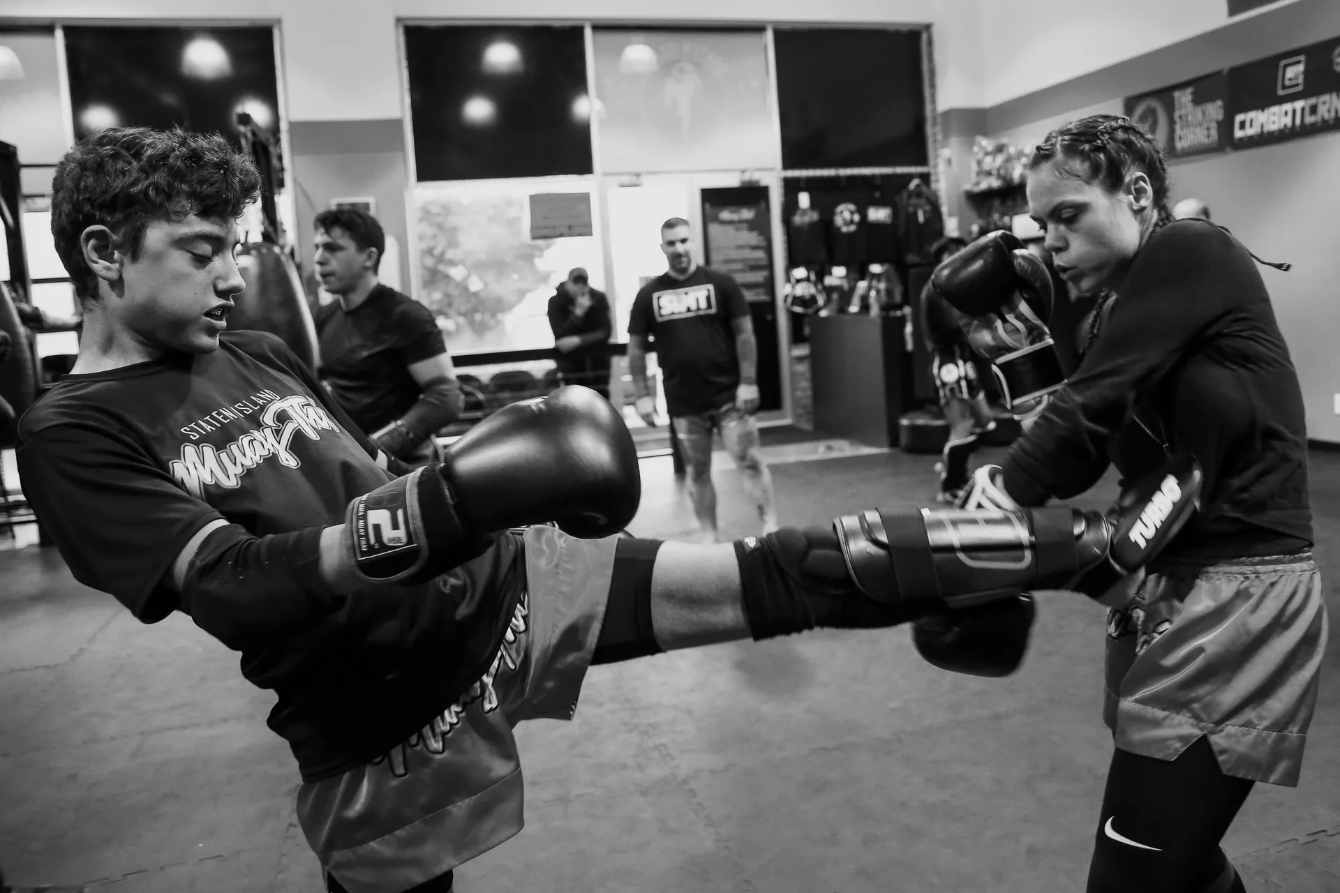 Teen martial arts training Legion Muay Thai Staten Island